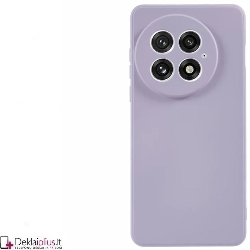 Liquid Air guminis šviesiai violetinis dėklas - su kameros apsauga (Oneplus 13 5G) Liquid Air guminis šviesiai violetinis dėklas - su kameros apsauga (Oneplus 13 5G)